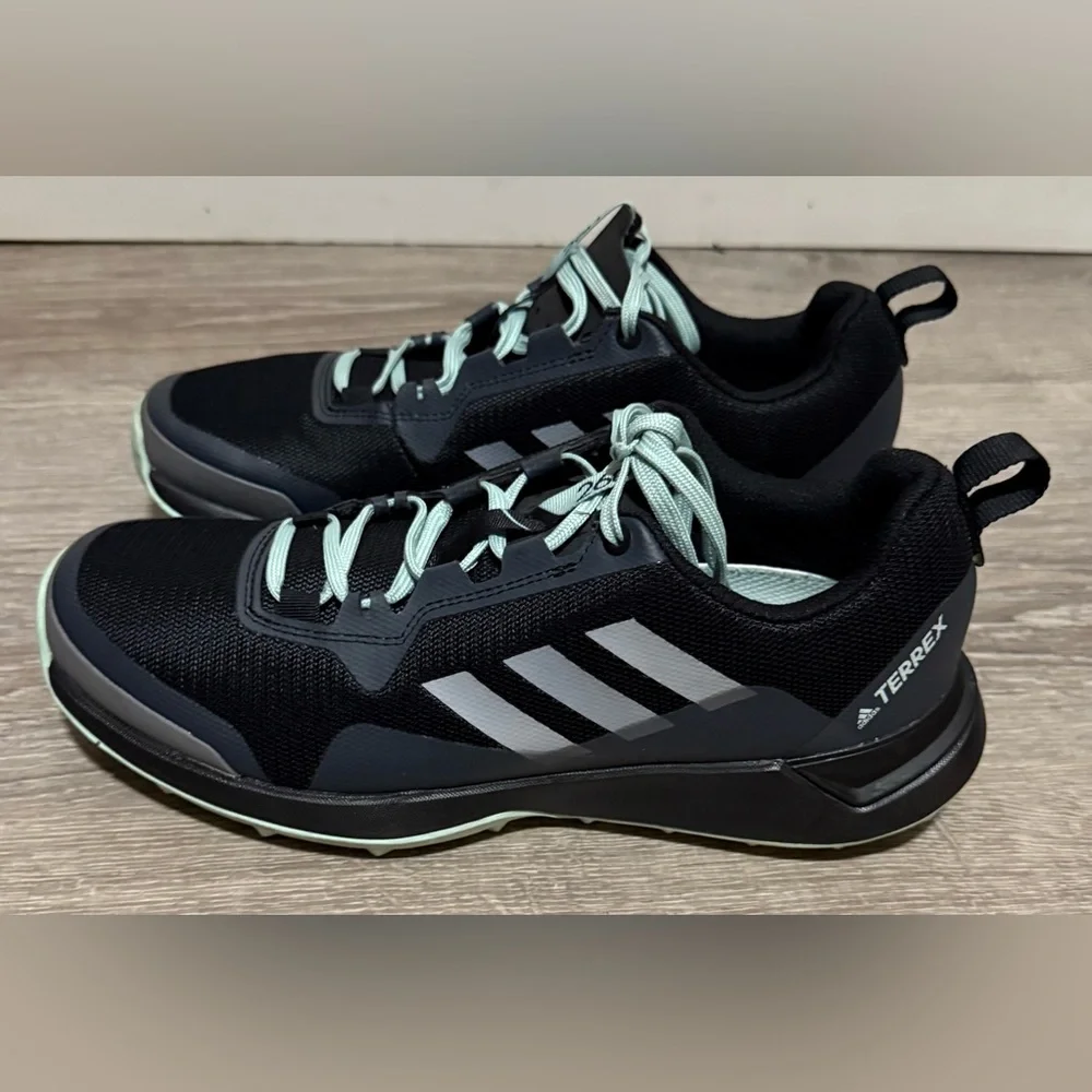 Adidas TERREX CMTK 260 Trail Running Shoes Black Green Women’s 8 Hiking Sneakers